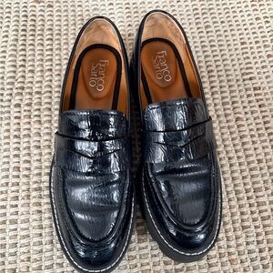 Franco Sarto Black Loafers